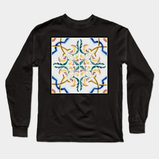 Traditional Portuguese glazed tiles Long Sleeve T-Shirt